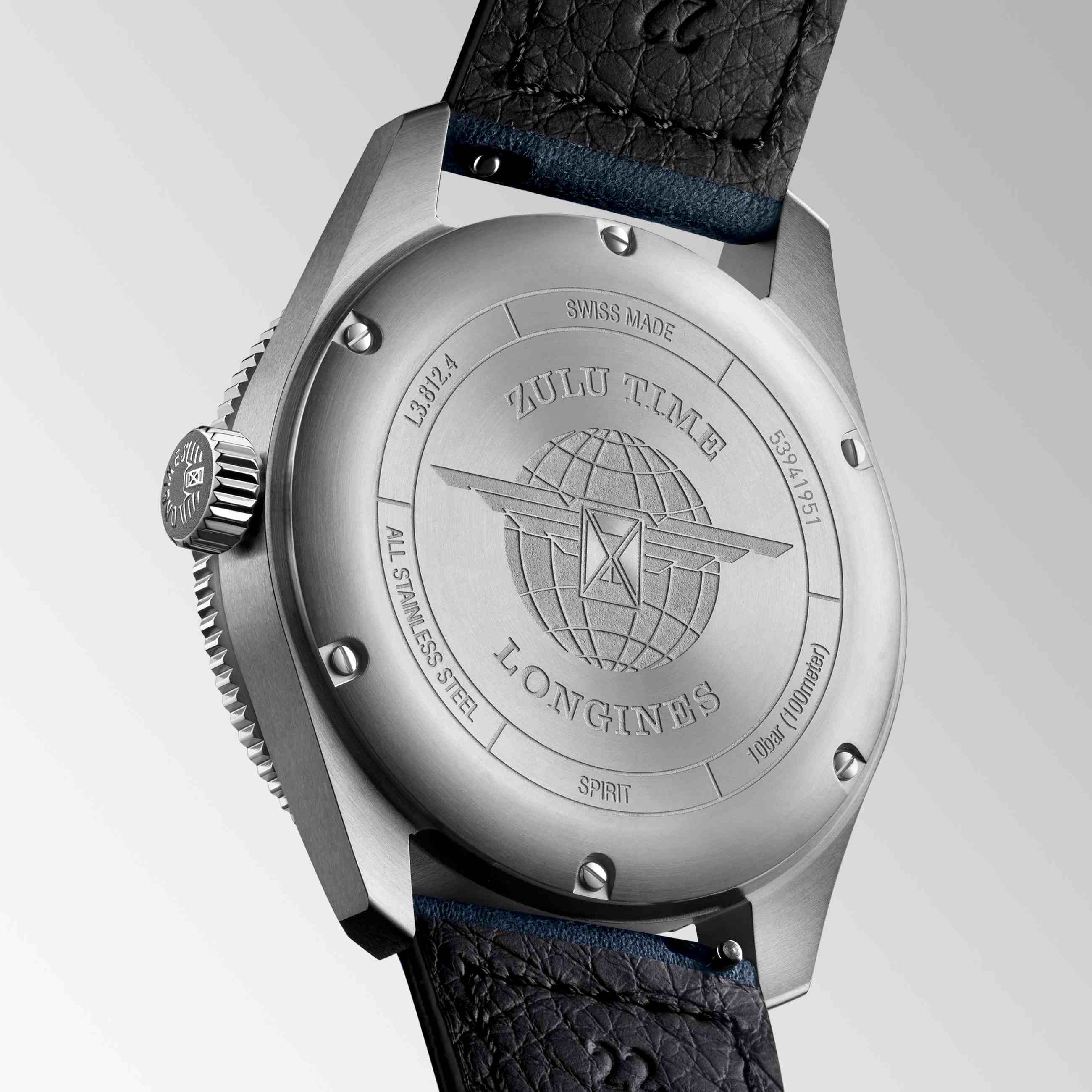 Longines Spirit Zulu Time Automatic GMT 42 mm Stainless Steel